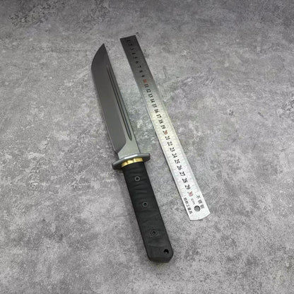 Reclusedge JieDuShi Tactical DC53 Steel Fixed Blade Knife Japanese Samurai Kanata
