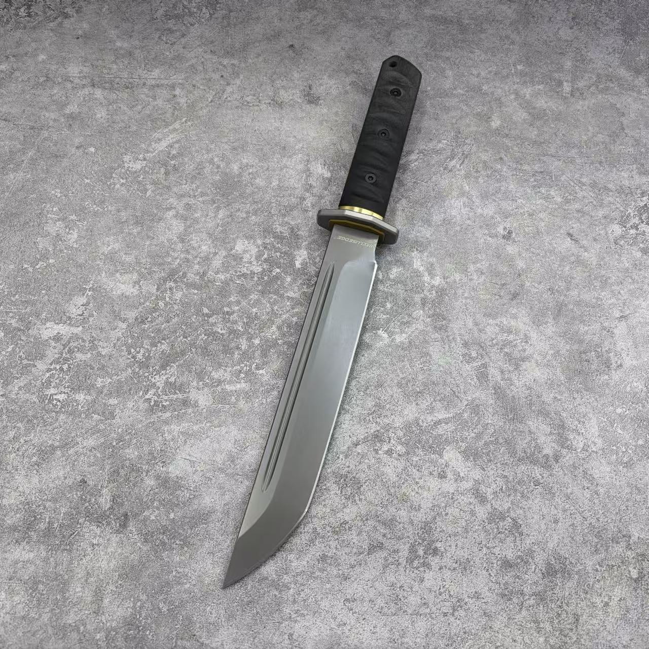 Reclusedge JieDuShi Tactical DC53 Steel Fixed Blade Knife Japanese Samurai Kanata