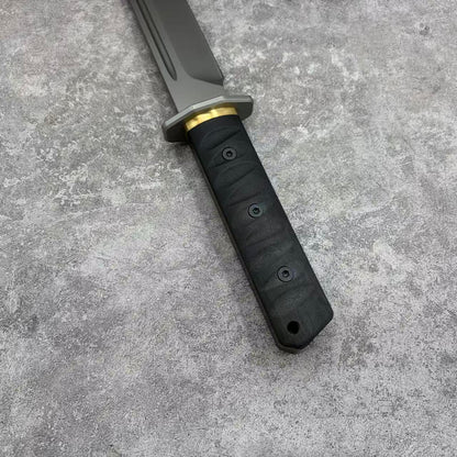 Reclusedge JieDuShi Tactical DC53 Steel Fixed Blade Knife Japanese Samurai Kanata
