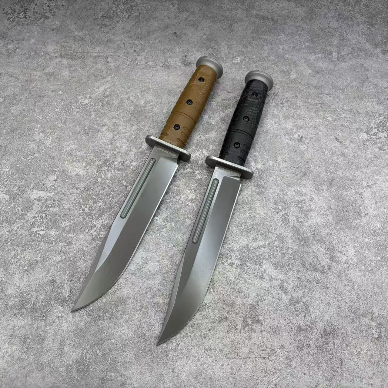 Reclusedge LuZhanDui Tactical DC53 Steel Fixed Blade Knife Bowie Knife