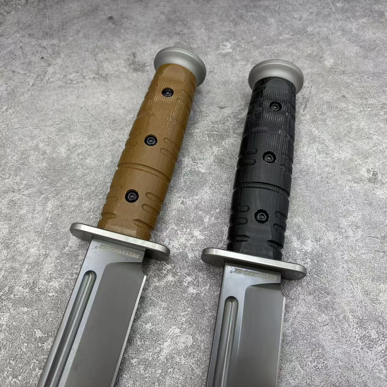 Reclusedge LuZhanDui Tactical DC53 Steel Fixed Blade Knife Bowie Knife