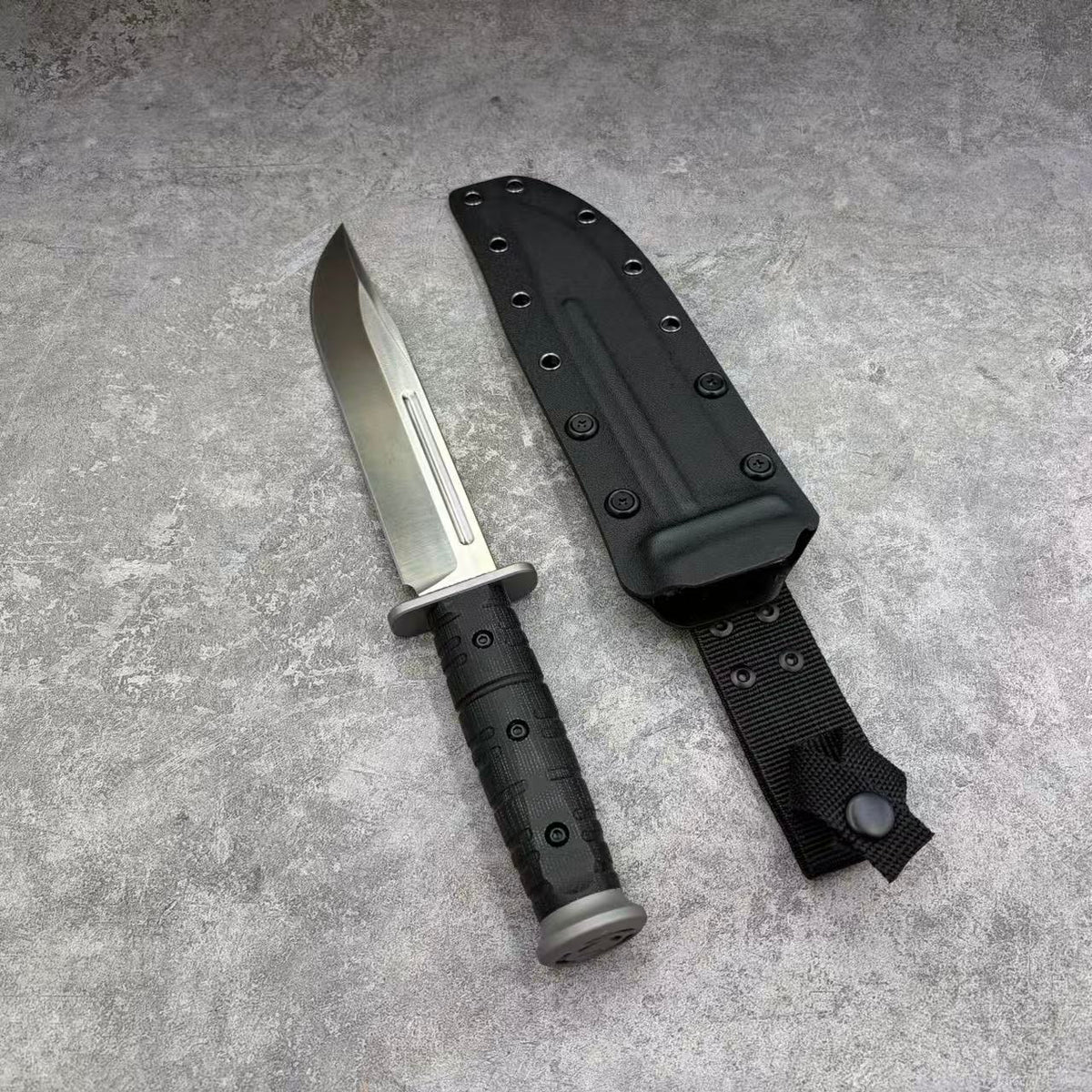 Reclusedge LuZhanDui Tactical DC53 Steel Fixed Blade Knife Bowie Knife