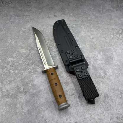 Reclusedge LuZhanDui Tactical DC53 Steel Fixed Blade Knife Bowie Knife
