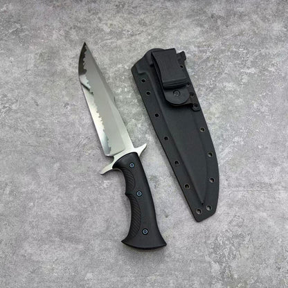 MeiYing FM918 Steel Ceramic Coated and Mirror Finished Fixed Blade Hunting Knife