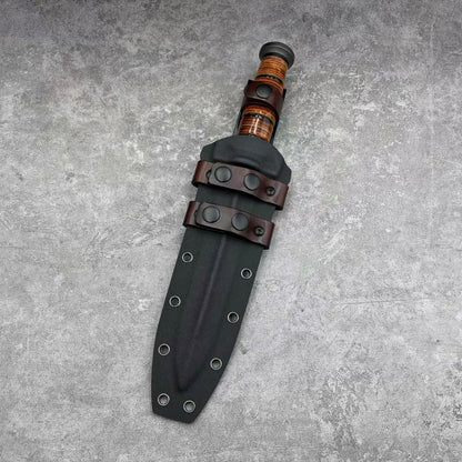 Reclusedge PJia Tactical DC53 Steel Dagger Fixed Blade Knife Bowie Knife