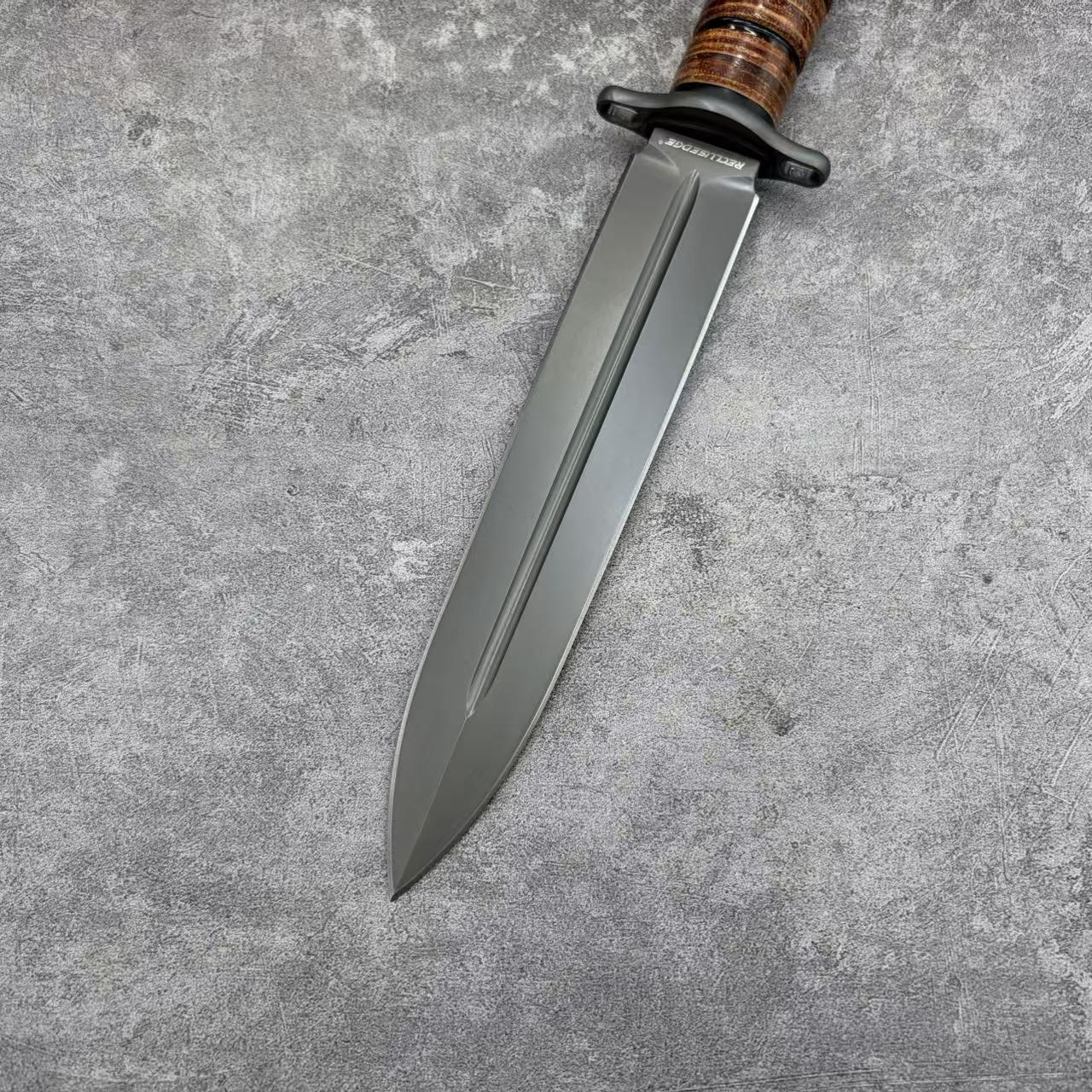 Reclusedge PJia Tactical DC53 Steel Dagger Fixed Blade Knife Bowie Knife