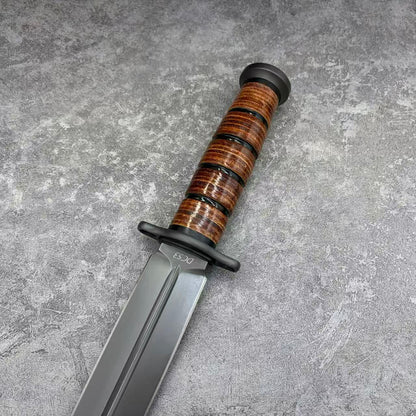 Reclusedge PJia Tactical DC53 Steel Dagger Fixed Blade Knife Bowie Knife