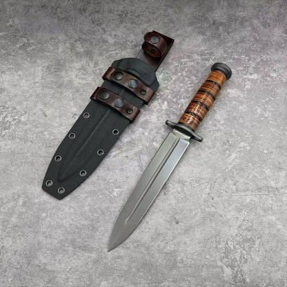 Reclusedge PJia Tactical DC53 Steel Dagger Fixed Blade Knife Bowie Knife