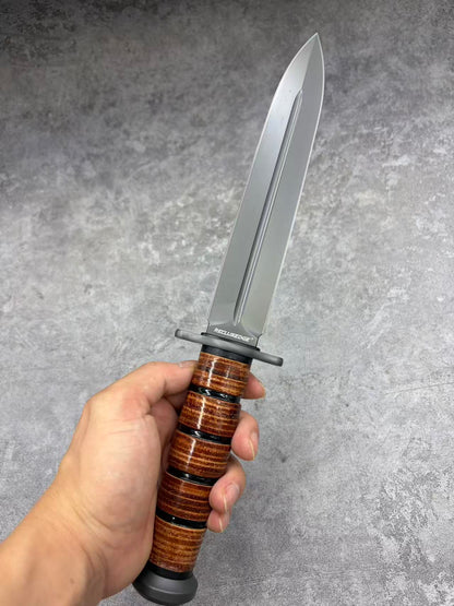 Reclusedge PJia Tactical DC53 Steel Dagger Fixed Blade Knife Bowie Knife