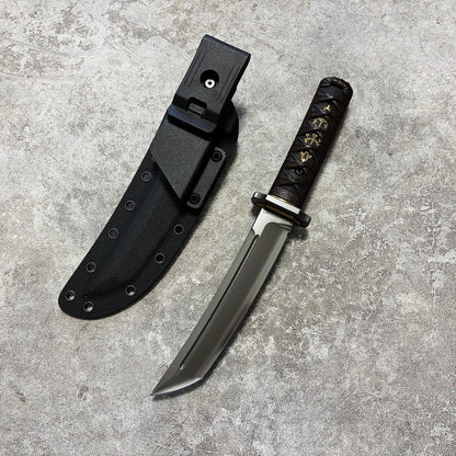 Reclusedge SLD Steel Outdoor Small Samurai Fixed Blade Knife Buy it on Amazon