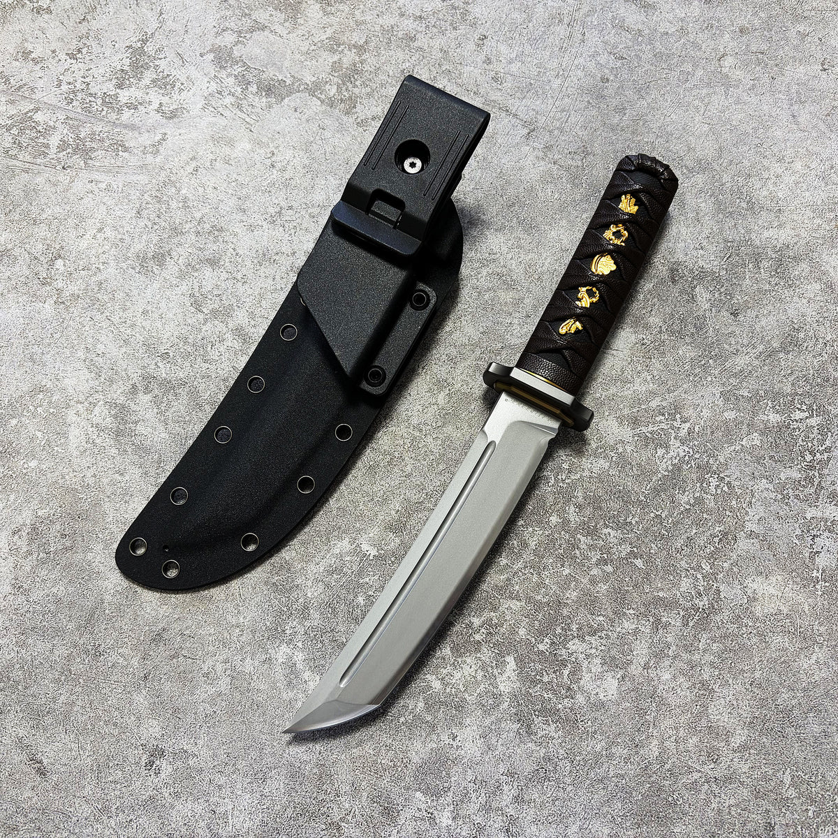 Reclusedge SLD Steel Outdoor Small Samurai Fixed Blade Knife Buy it on Amazon