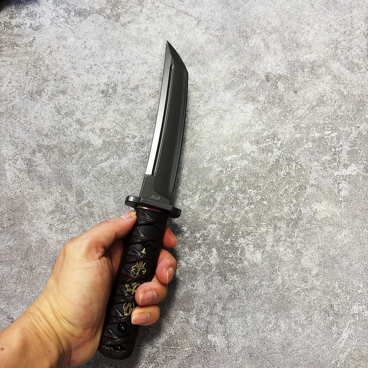 Reclusedge SLD Steel Outdoor Small Samurai Fixed Blade Knife Buy it on Amazon