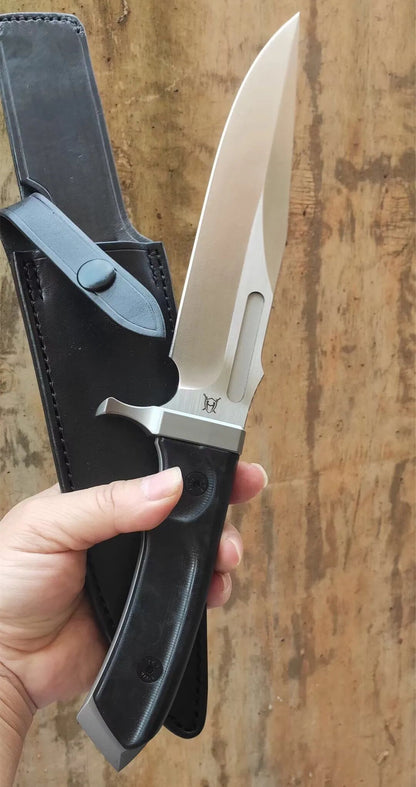 HJF A8 Steel G10 Handle Fixed Blade Bowie Knife