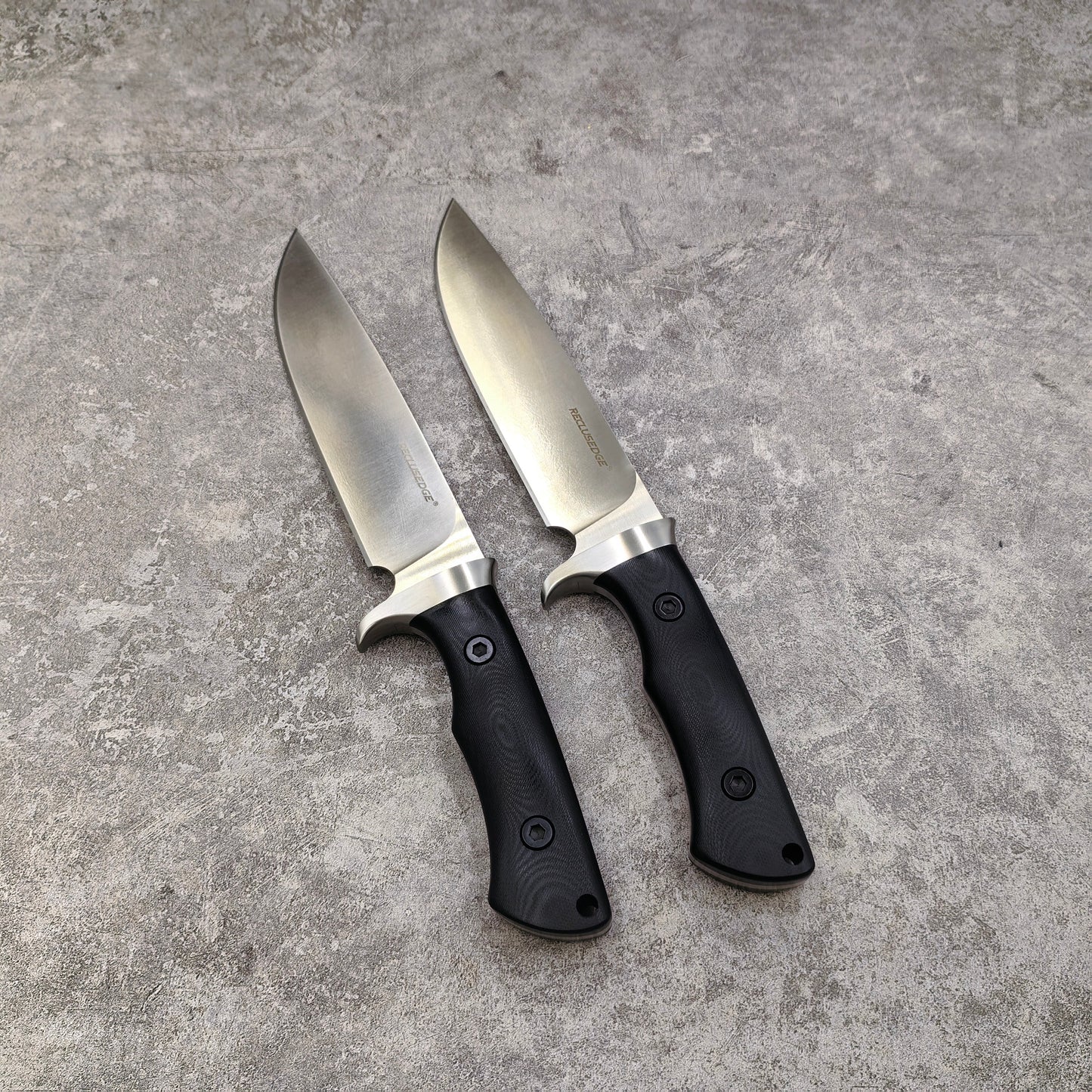 Reclusedge Crocodile Bowie Knife A8 Steel Fixed Blade Knife