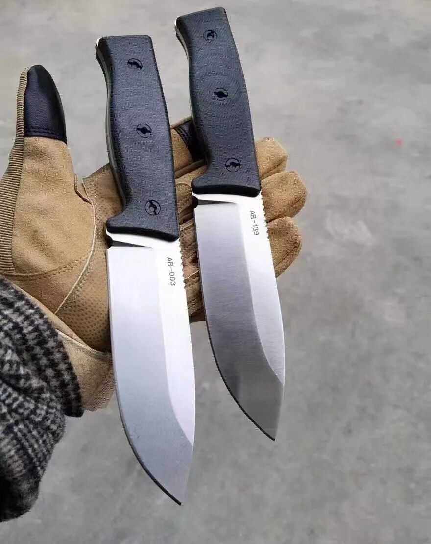 HJF A8 Steel Micarta Handle Fixed Blade Knife