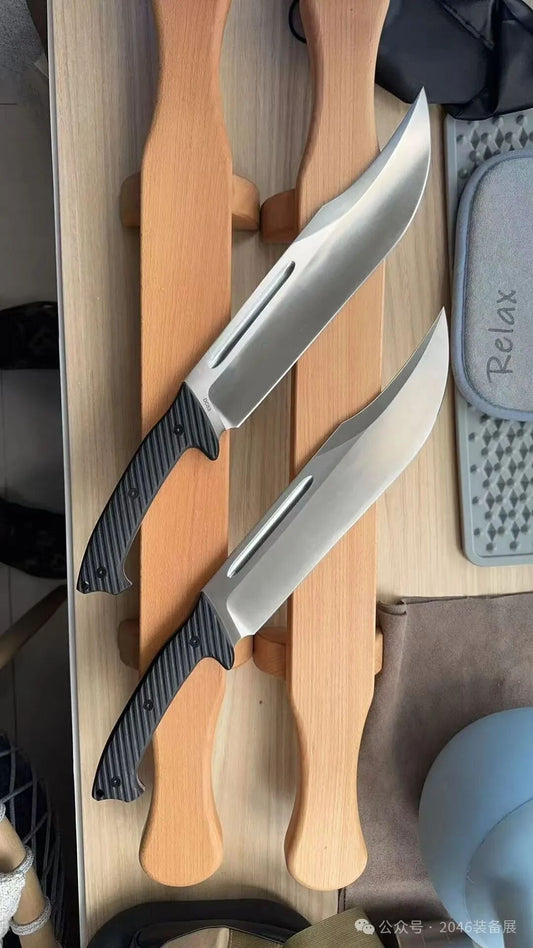 Buffalo Godslayer DC53 Steel Big Bowie Fixed Blade Knife