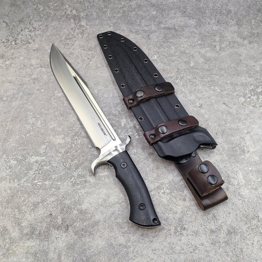 Reclusedge Black Bear IV A8 Steel G10 Handle Fixe Blade Bowie Knife