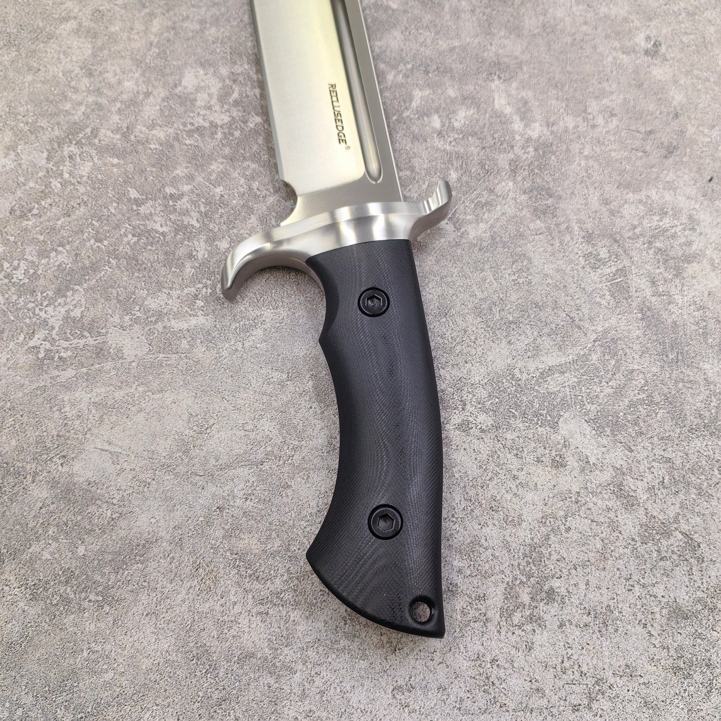 Reclusedge Black Bear IV A8 Steel G10 Handle Fixe Blade Bowie Knife