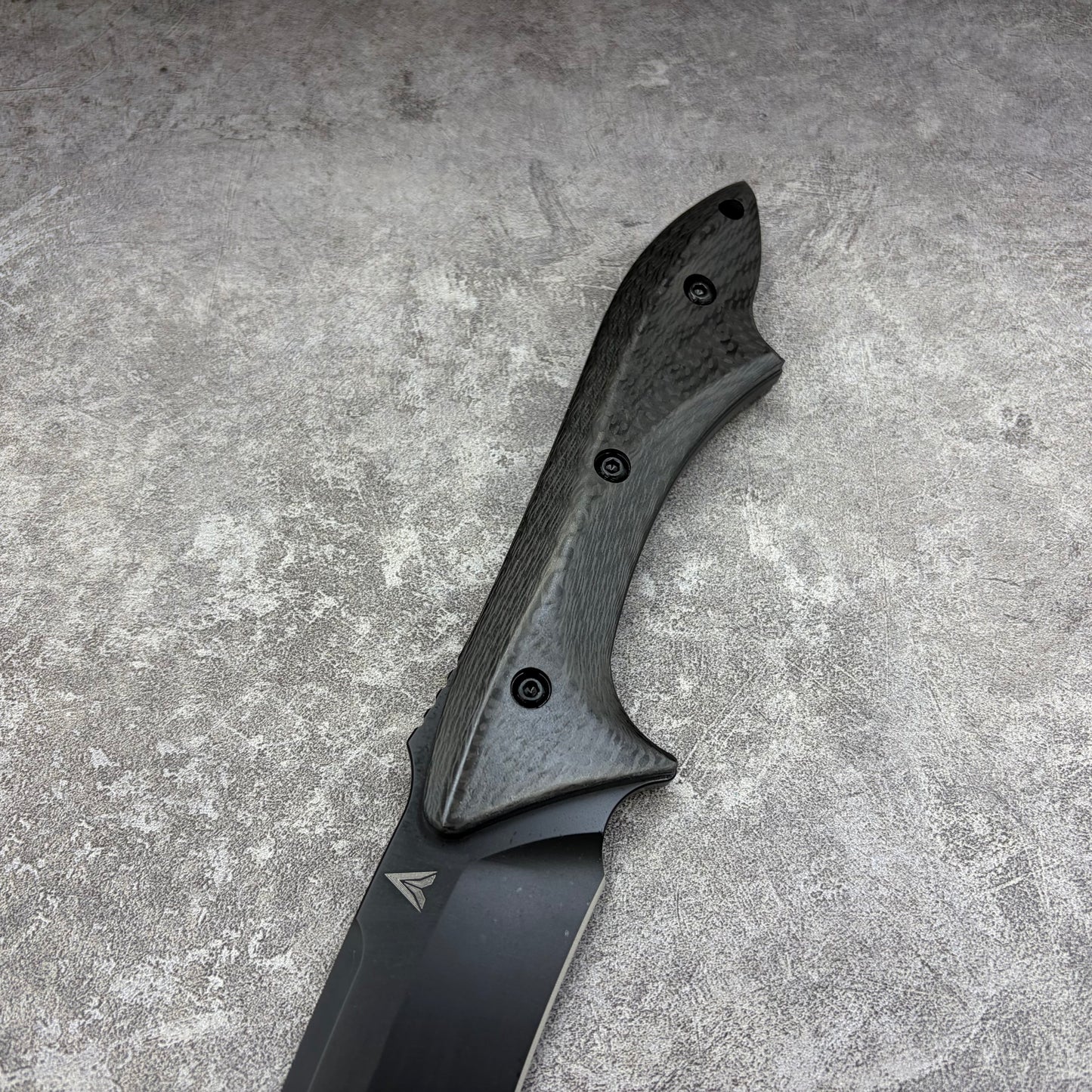 HuLi CPM-3V Steel DLC Coated Fixed Blade Hunting Knife