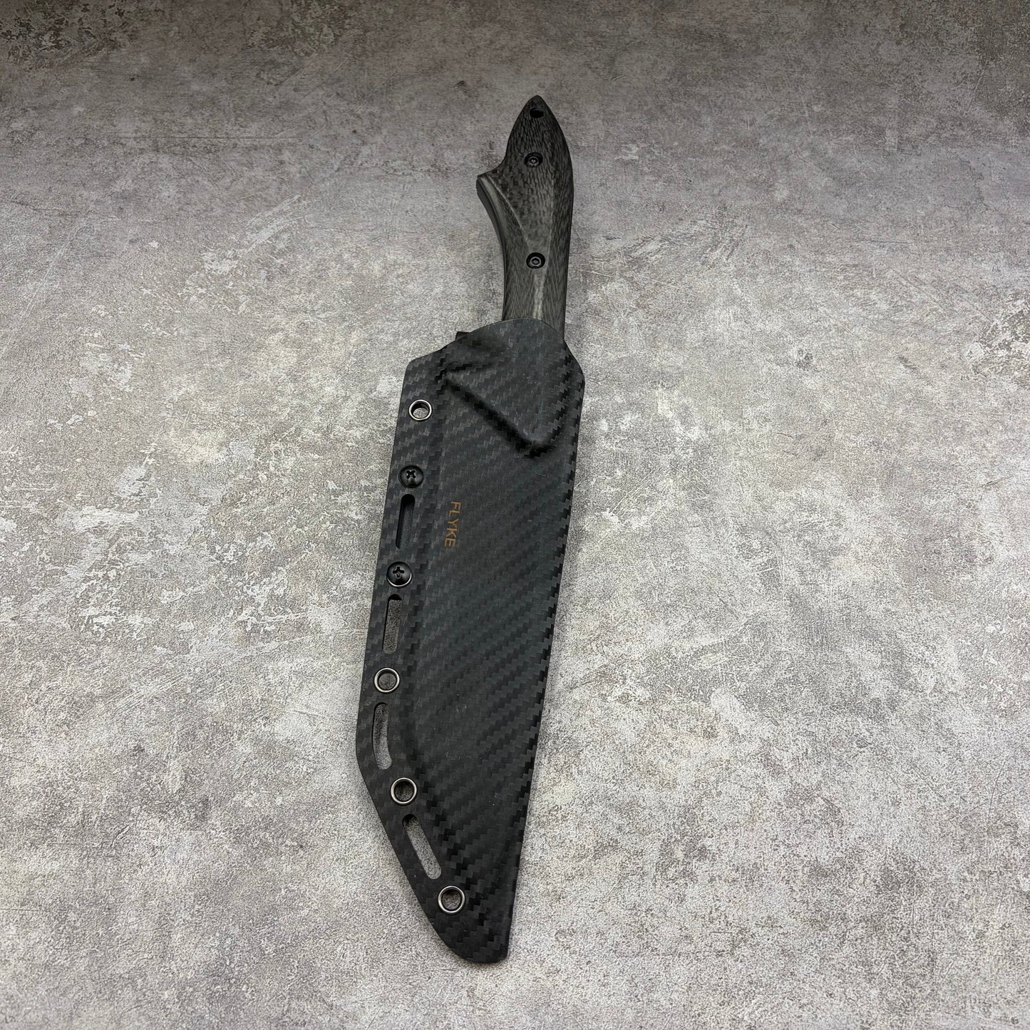 HuLi CPM-3V Steel DLC Coated Fixed Blade Hunting Knife