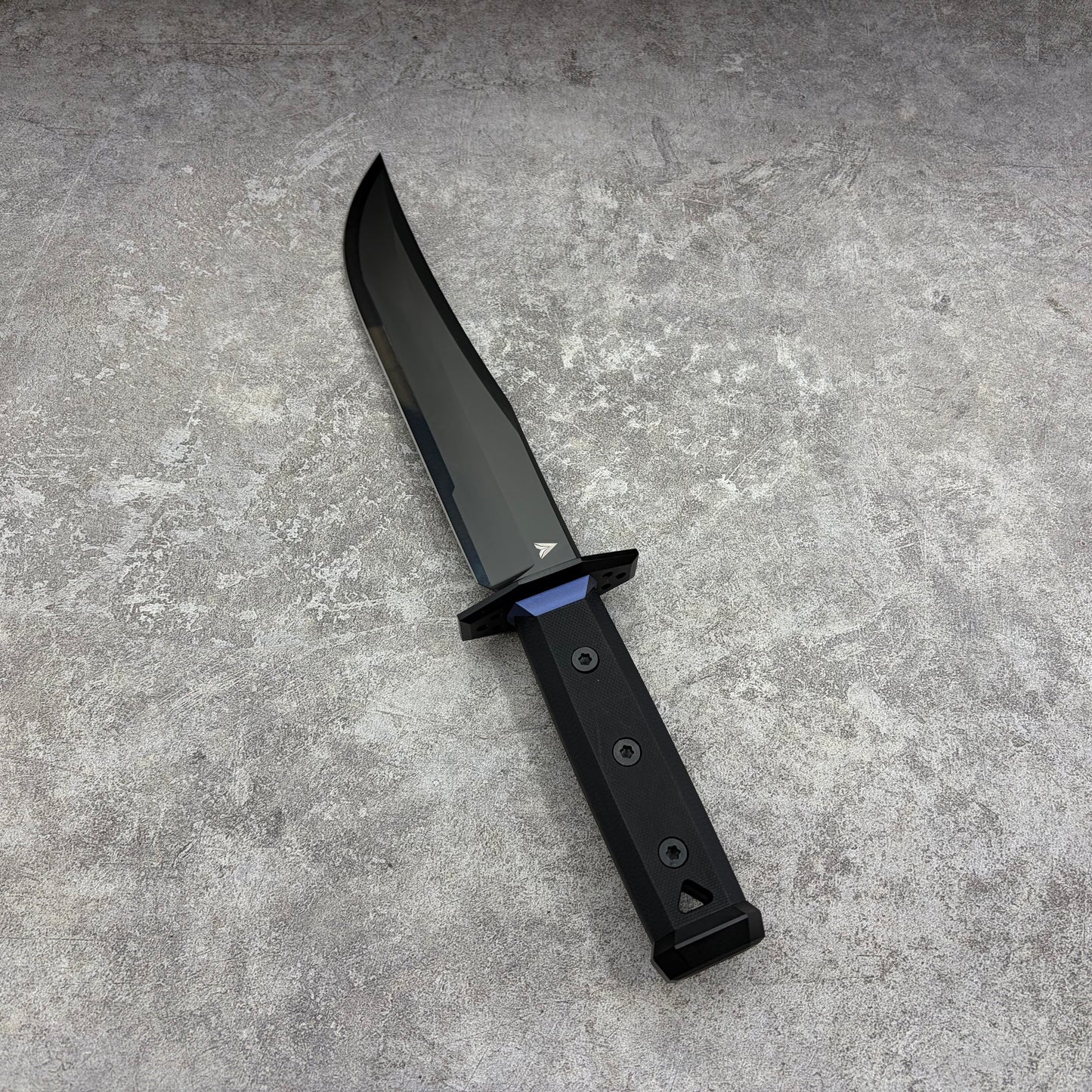 HaiZhua Unimax Steel DLC Coated Black Mirror Finished Fixed Blade Hunting Knife