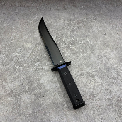 HaiZhua Unimax Steel DLC Coated Black Mirror Finished Fixed Blade Hunting Knife