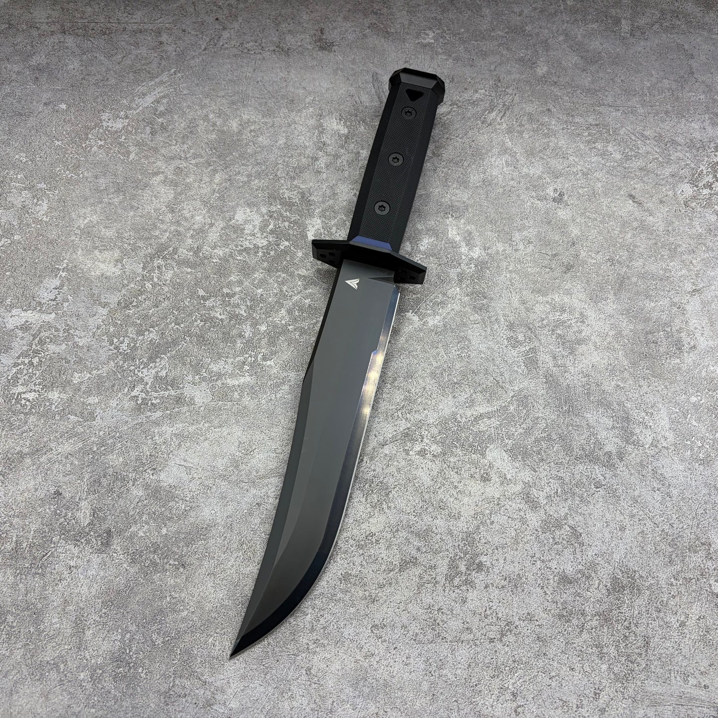 HaiZhua Unimax Steel DLC Coated Black Mirror Finished Fixed Blade Hunting Knife