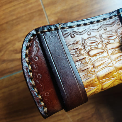 Reclusedge Handmade Leather Sheath For Folding Knives