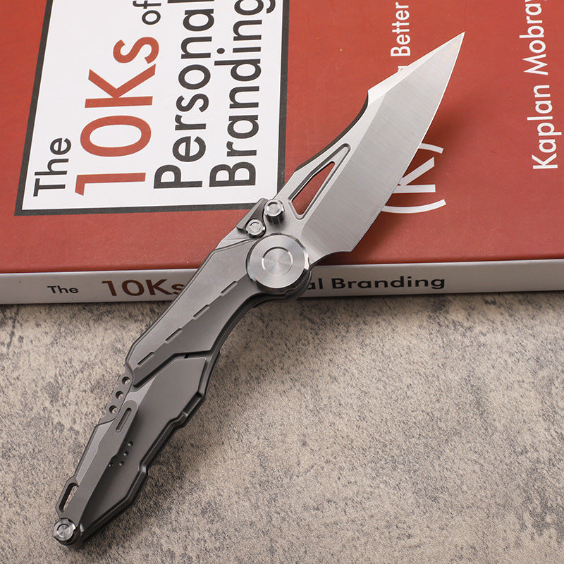 Armour Titanium Handle M390 Blade Folding Knife