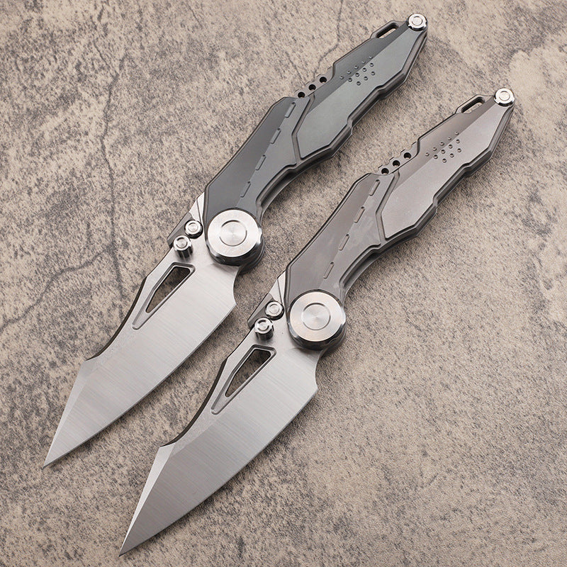 Armour Titanium Handle M390 Blade Folding Knife