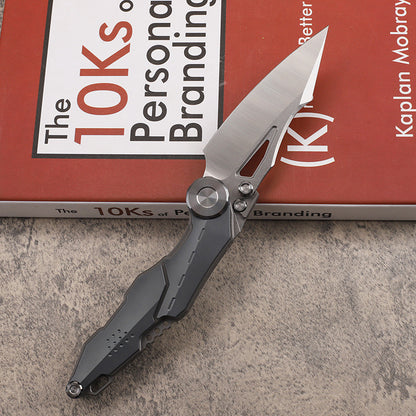 Armour Titanium Handle M390 Blade Folding Knife