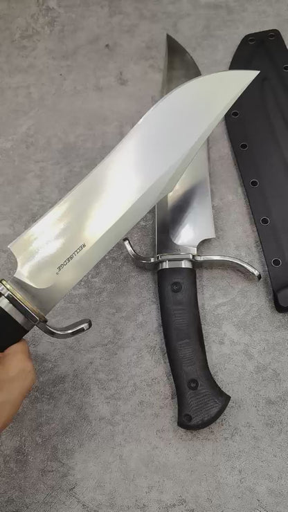 Reclusedge YinRen Tactical DC53 Steel Fixed Blade Knife Bowie Knife