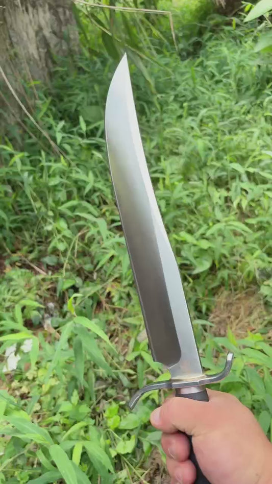 Bison ZhanShen Tactical DC53 Steel Fixed Blade Knife Bowie Knife