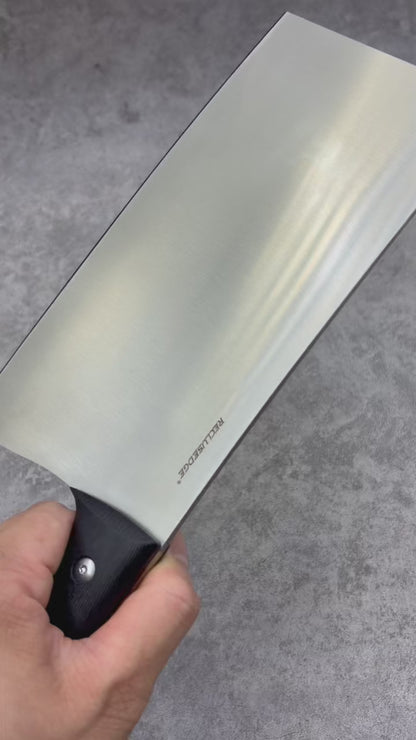 Reclusedge 14C28N Steel G10 Handle Cleaver Kitchen Knife